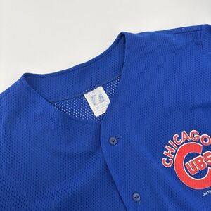 Vintage 90s Logo 7 Chicago Cubs Sammy Sosa #21 Blue Mesh Jersey Size XL‎ Kids